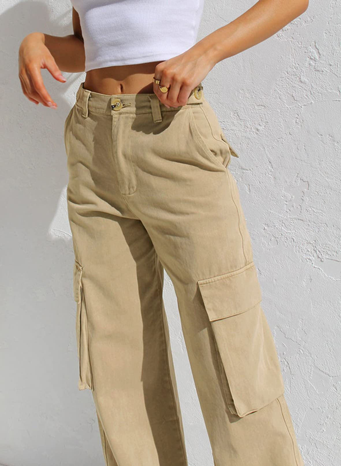 Vintage Pocket Baggy Cargo Jeans Maxct