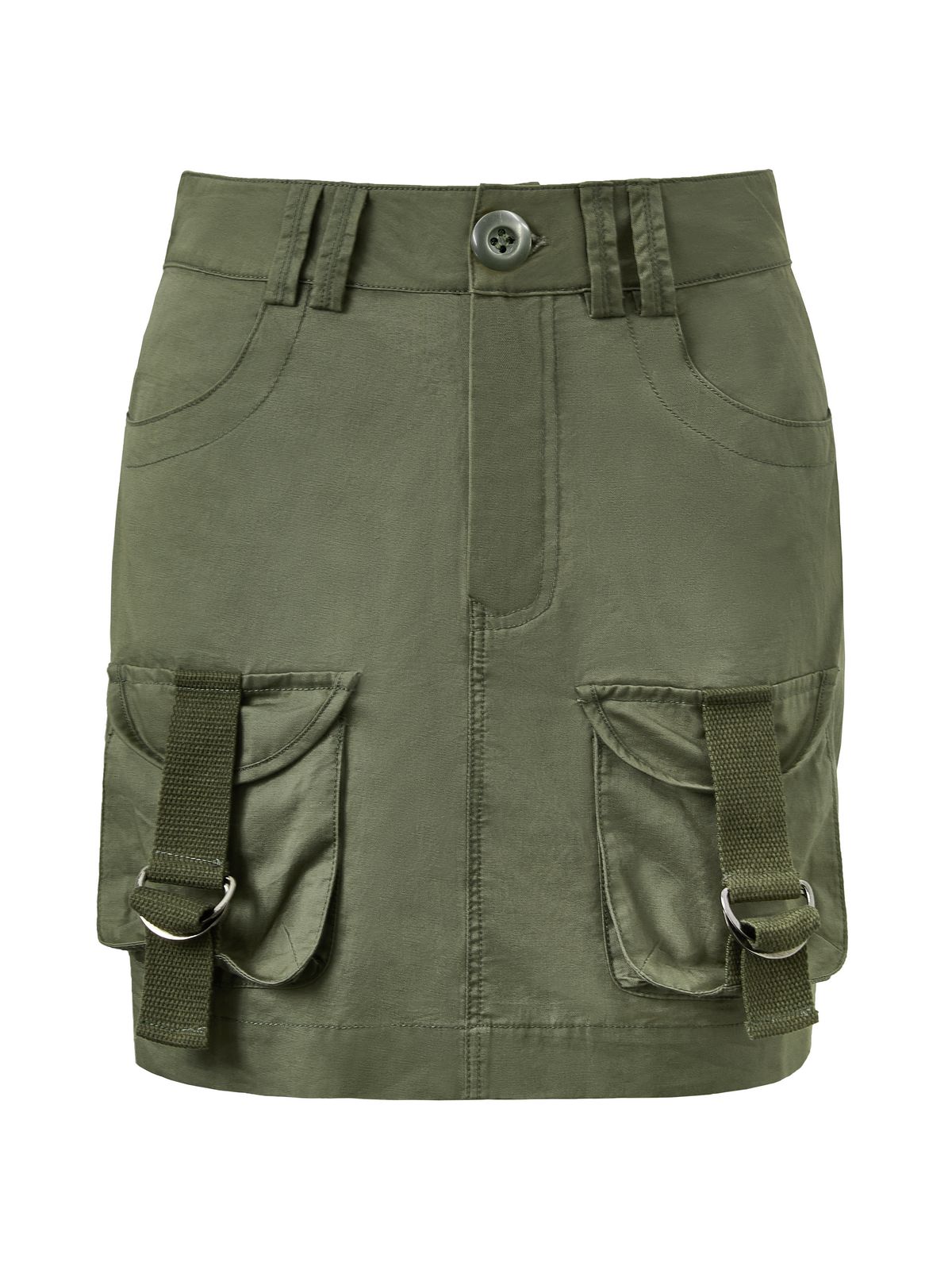 Size Friendly Pocket Cargo Mini Skirt Maxct