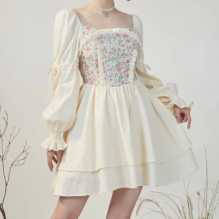 Florals In Bloom Ruffle Dress Maxct