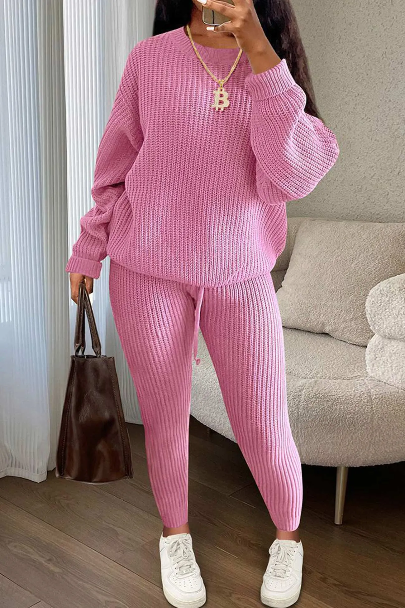 Maxct Crew Neck Sweater Suits