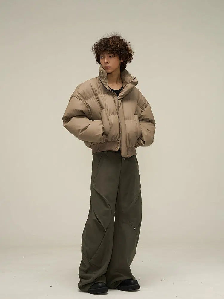 Maxct Unisex Short Puffer Cotton Jacket
