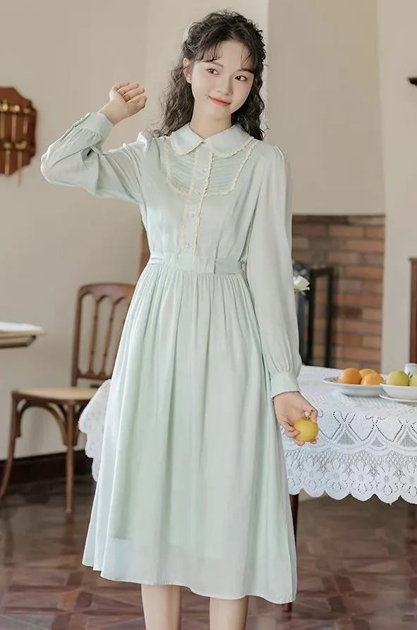 Sunday Tea Long Sleeve Midi Dress Maxct