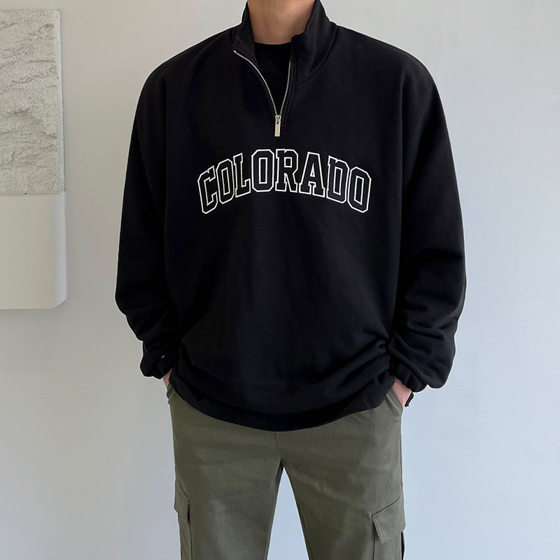 Maxct 4100 Half Zip-Up Colorado Turtleneck Sweater