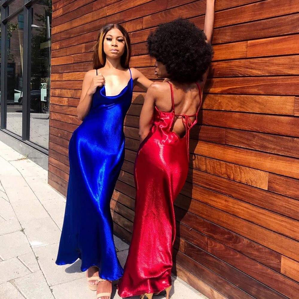 Maxct jester dress to impress Sexy Open Back Dress Women's Sexy Backless Dress Elegant Slim Strap Dress