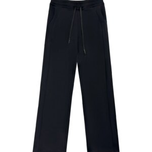 Cotton Casual Sports High Elastic Waist Lace-Up Fleece-Lined Pants