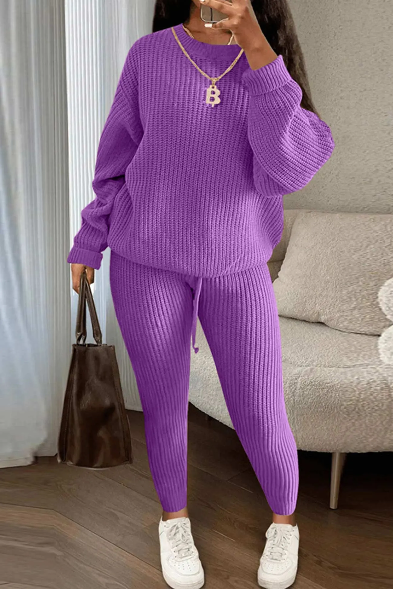 Maxct Crew Neck Sweater Suits