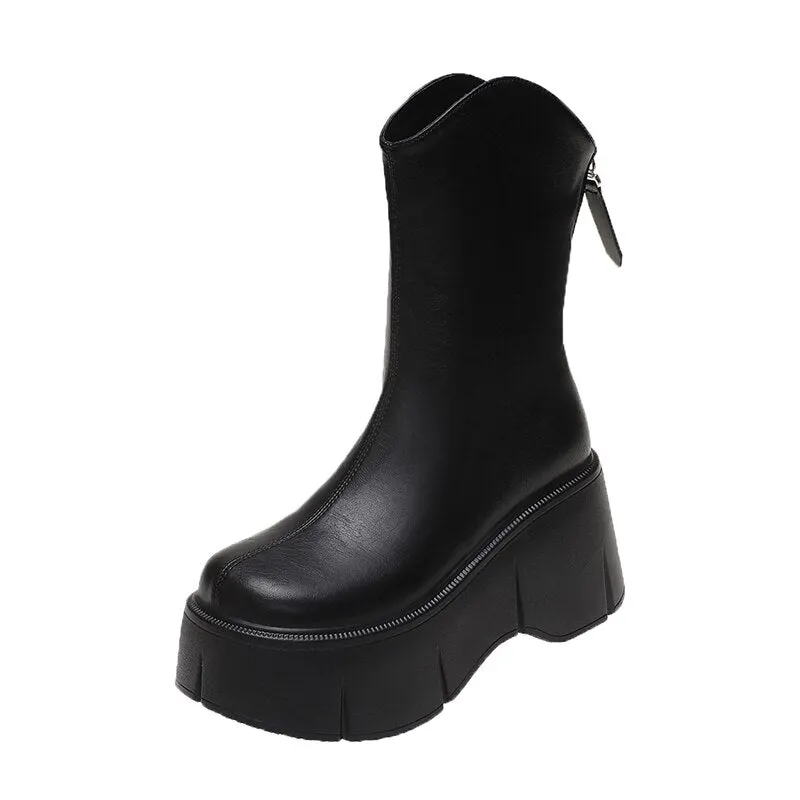 Women's Mid-calf Platform Boots Maxct