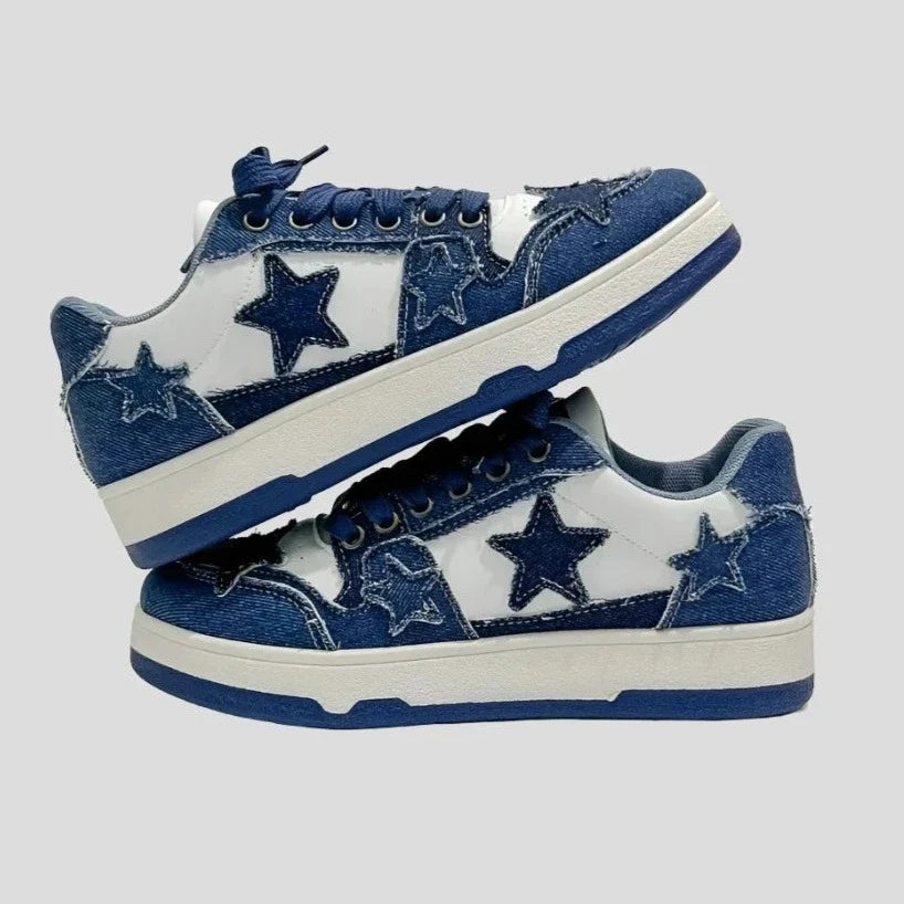 Platform Sneakers for Women & Men Stars Design Maxct