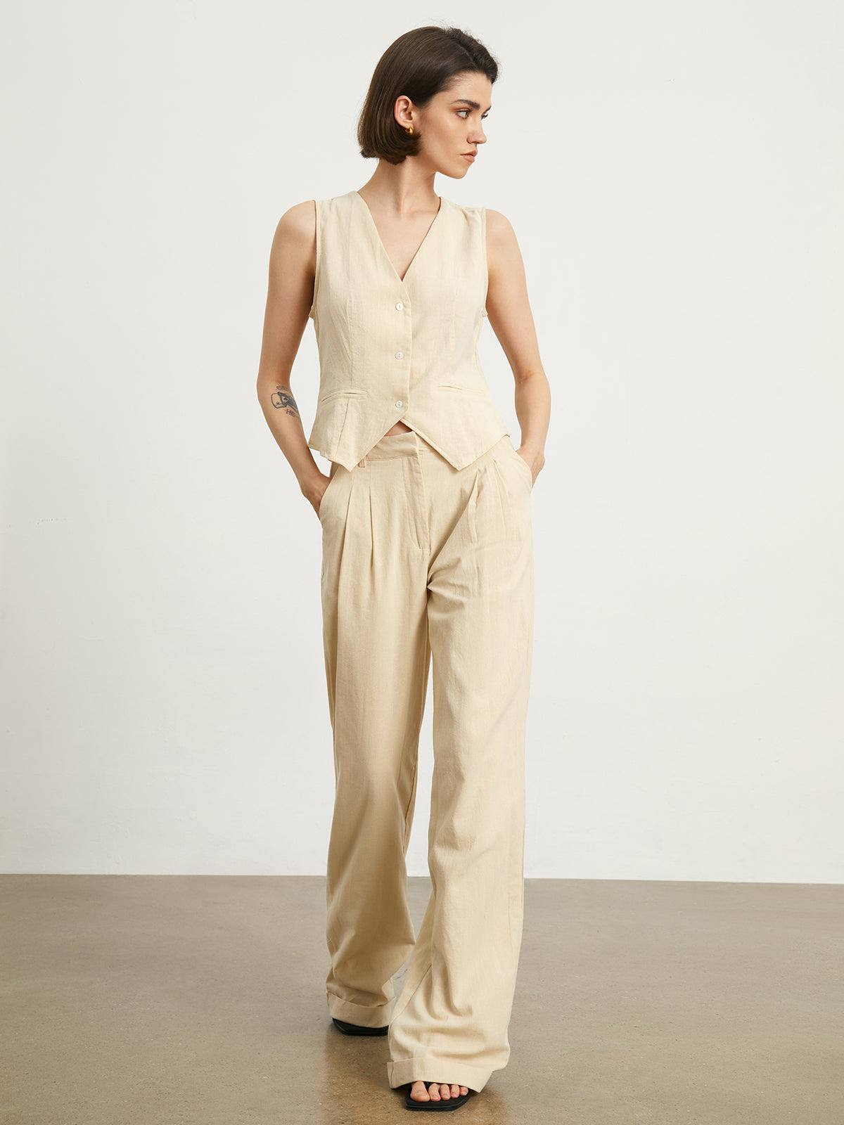 Maxct Effortless Linen Pants Set