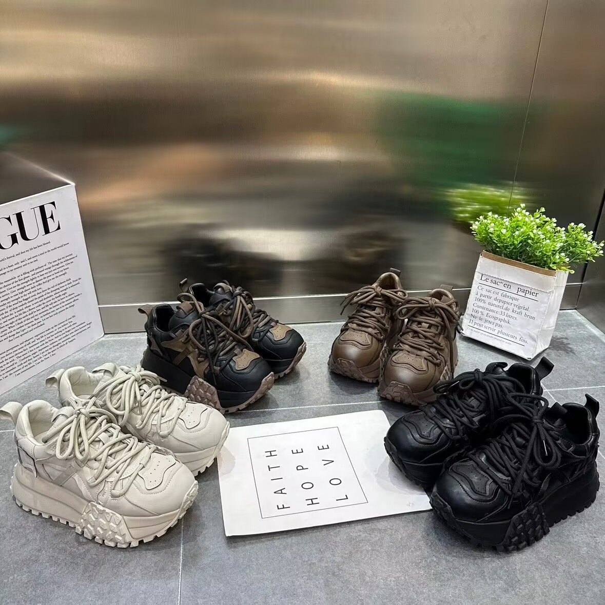 Chunky Platform Sneakers - true-deals-club