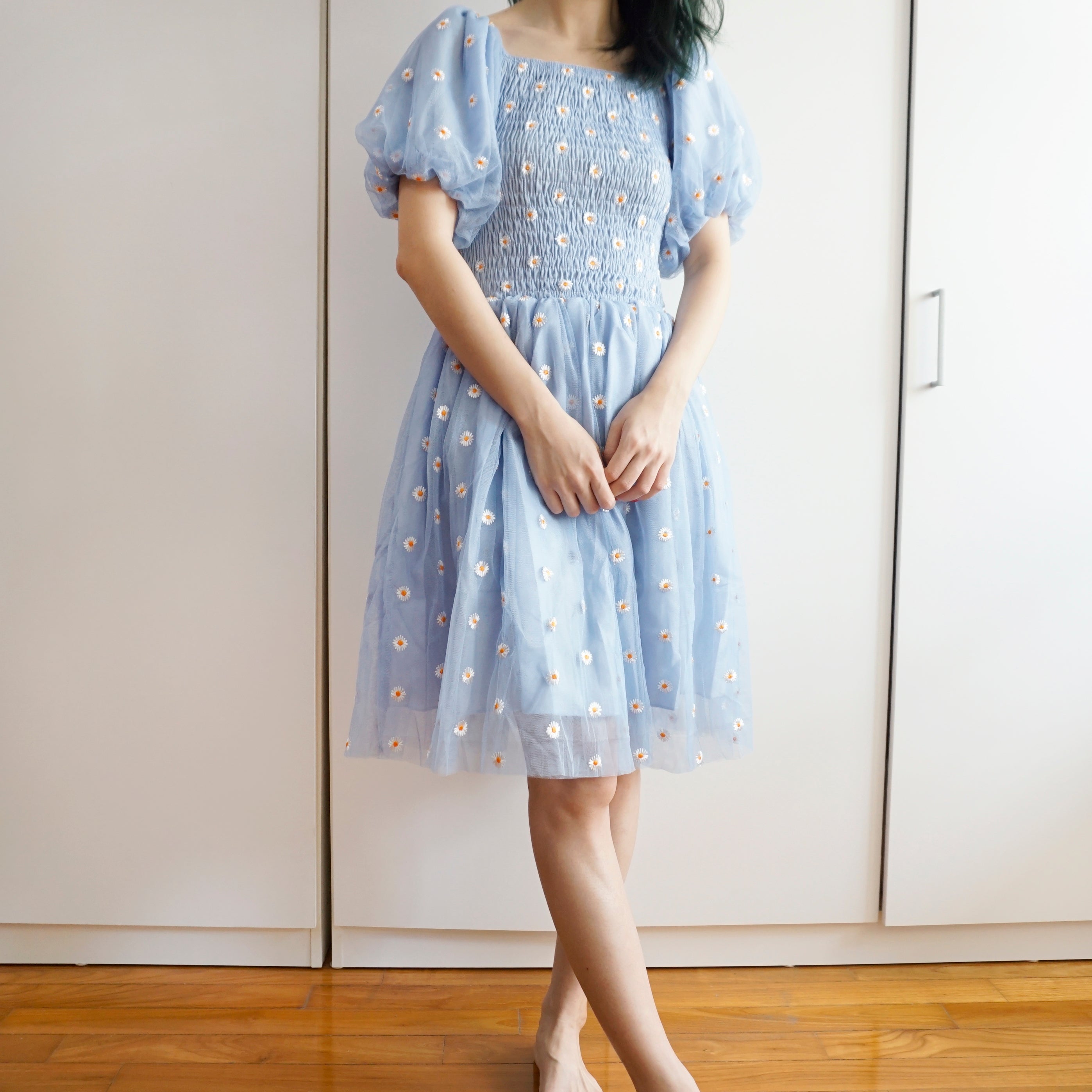 Puff Sleeve Daisy Dress Maxct