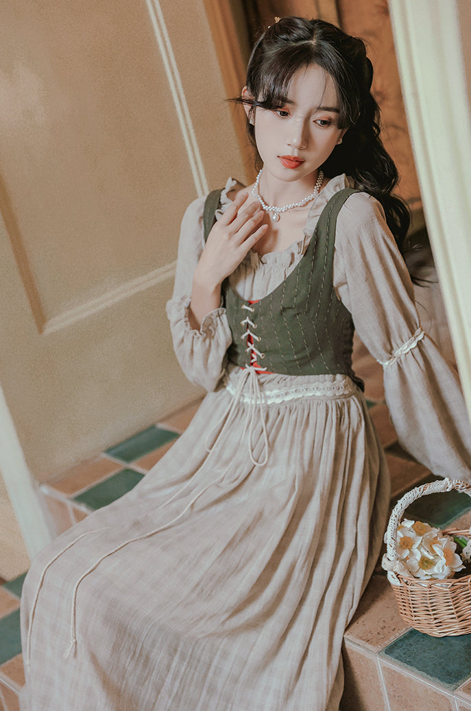 Country Corset Midi Dress Maxct