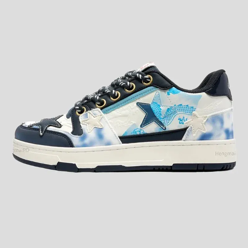 Skate Shoes Retro Y2K Star Punk Hip-hop Skateboard Sneakers Maxct