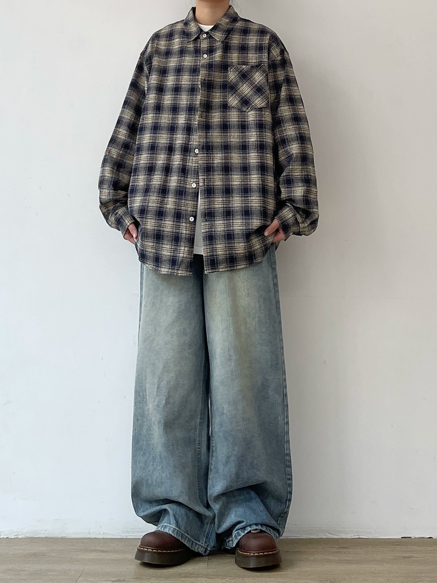 EVER Loose Wide-leg Jeans Maxct