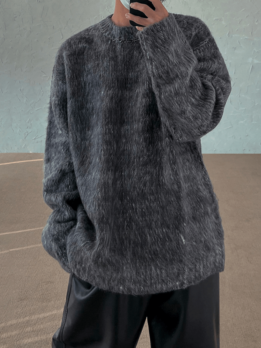 Maxct [Mrcyc] Mohair Loose Sweater Na566