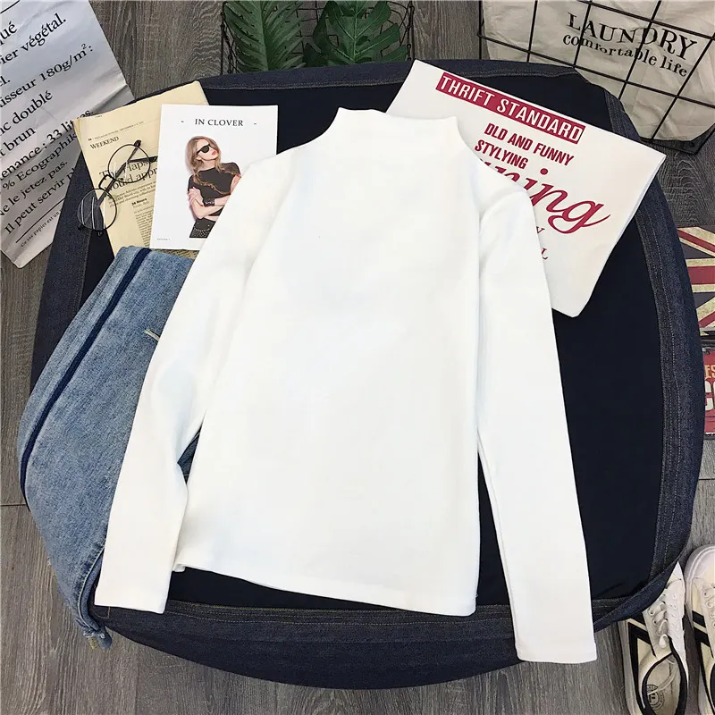 Maxct Long Sleeve T-shirts Women Striped Tshirts All-match Loose Basic Tops Leisure Korean Style Mujer Fashion Clothing Ins