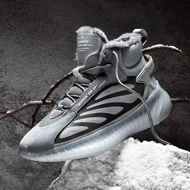 Men's High-top Warm Snow Sneakers Maxct