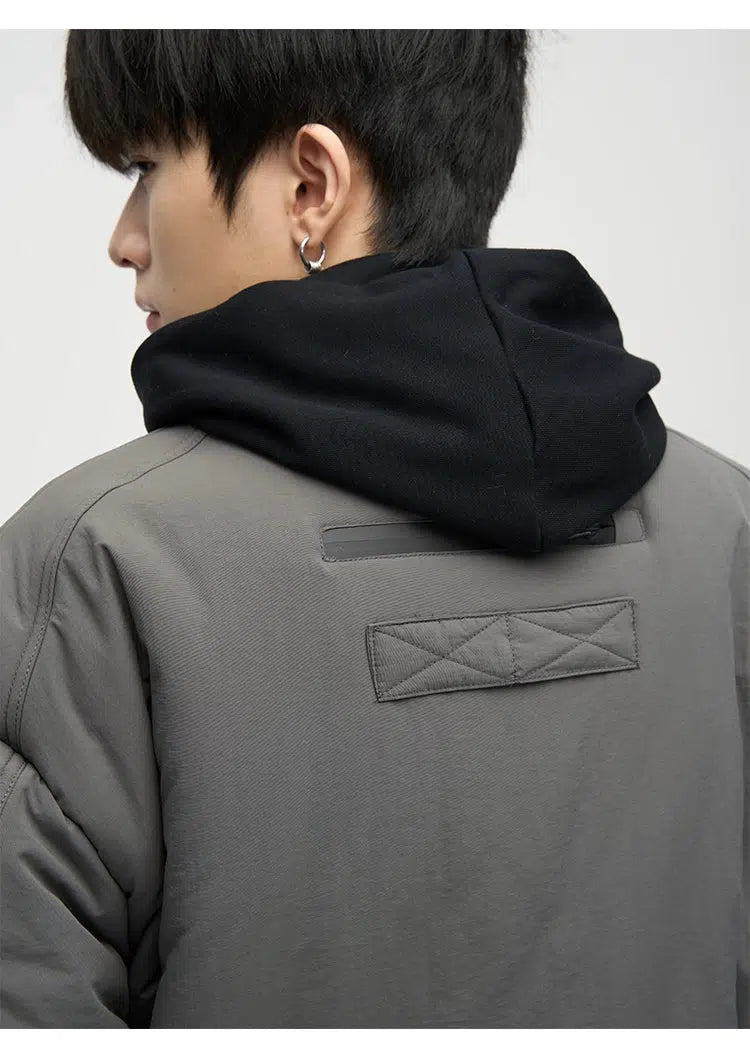 Maxct Full-zip Padded Cotton Bomber Jacket