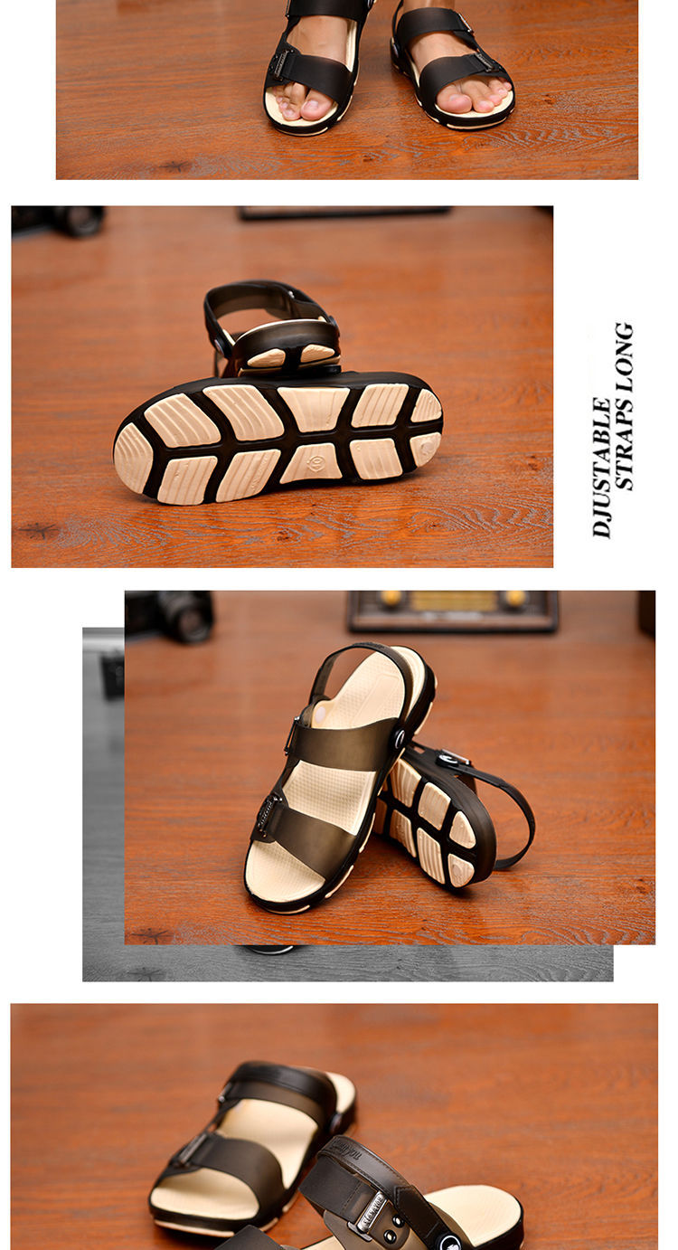 Summer Sandals: Outdoor Beach Indoor Durable Anti-Slip Peep Toe Men's - true deals club - true deals club