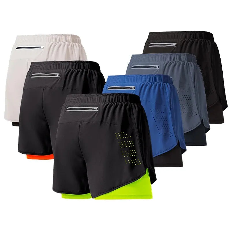 Quick Dry Double Layer Men's Shorts Maxct