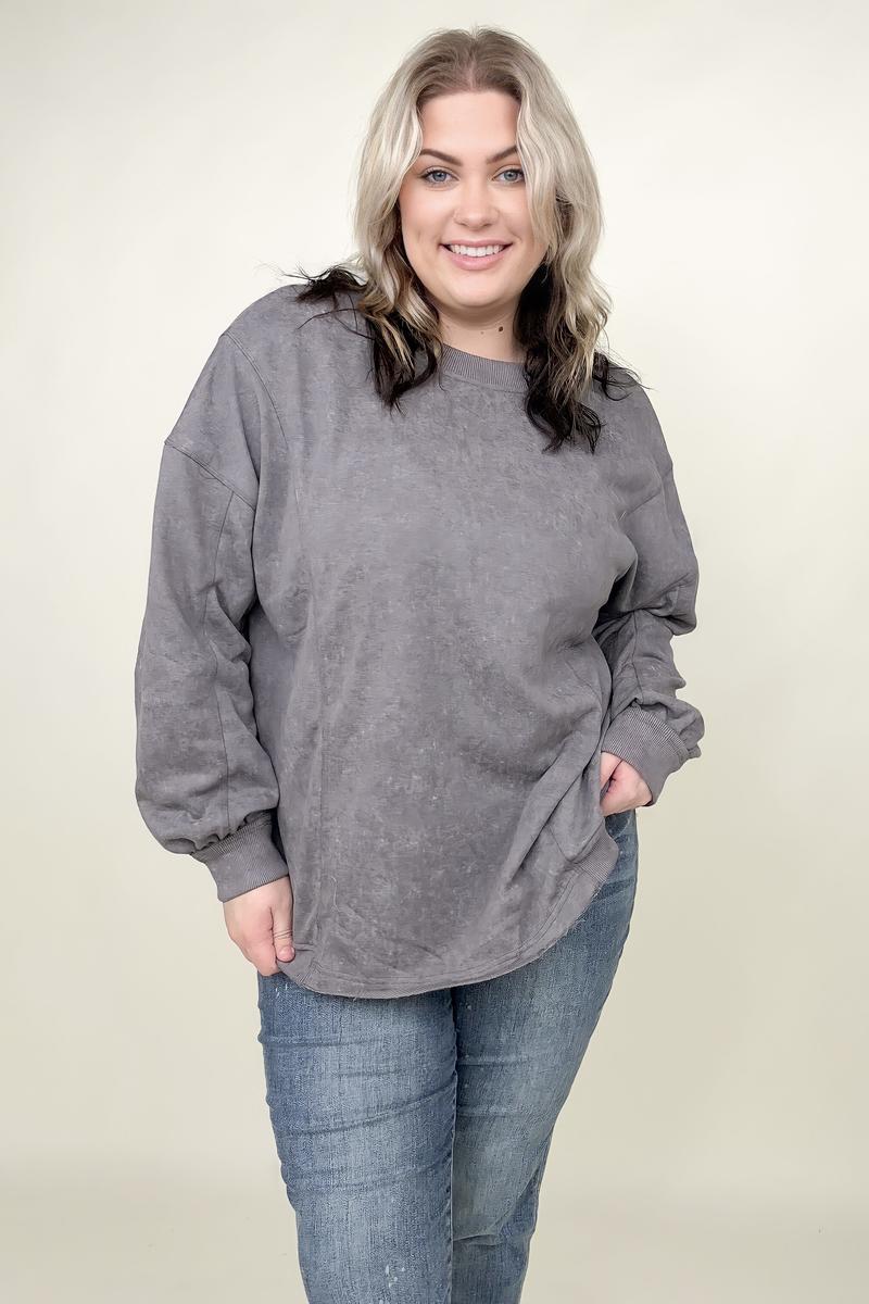 Maxct &Twist Detail Reversible Oversized Sweatshirt With Pockets