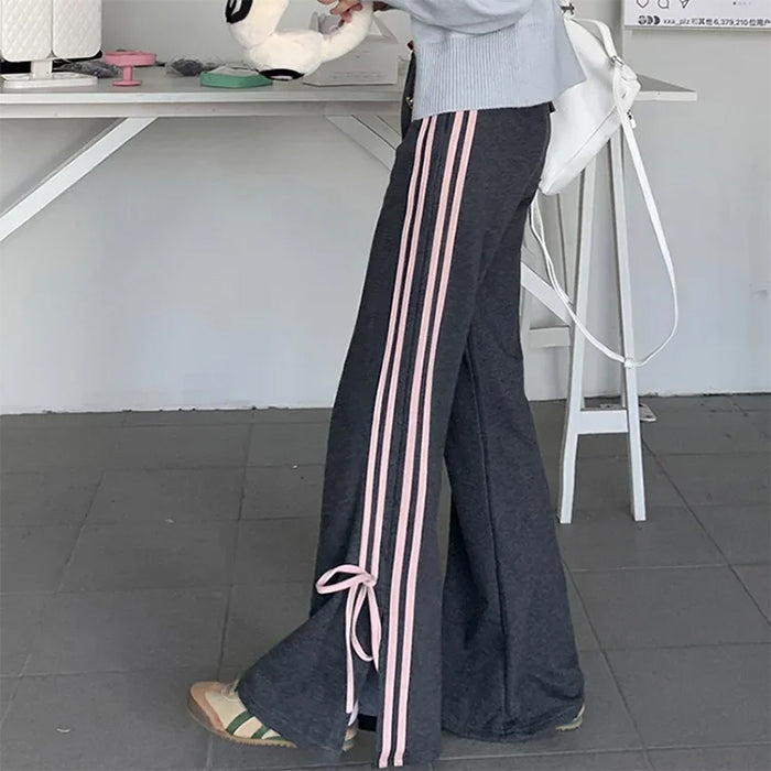 Bow Side Stripe Sweatpants Maxct