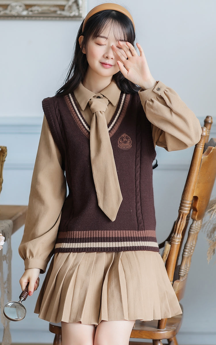 Prep School Vest & Dress Set Maxct