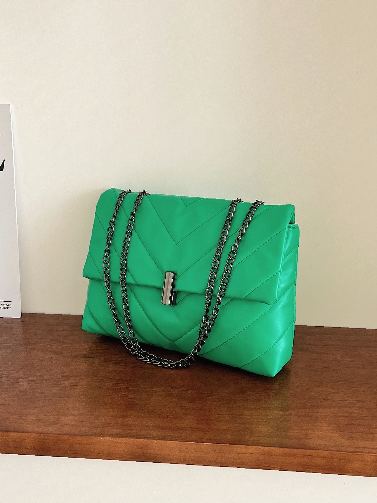 Maxct - Chevron Chain Tote Bag  - Women Tote Bags