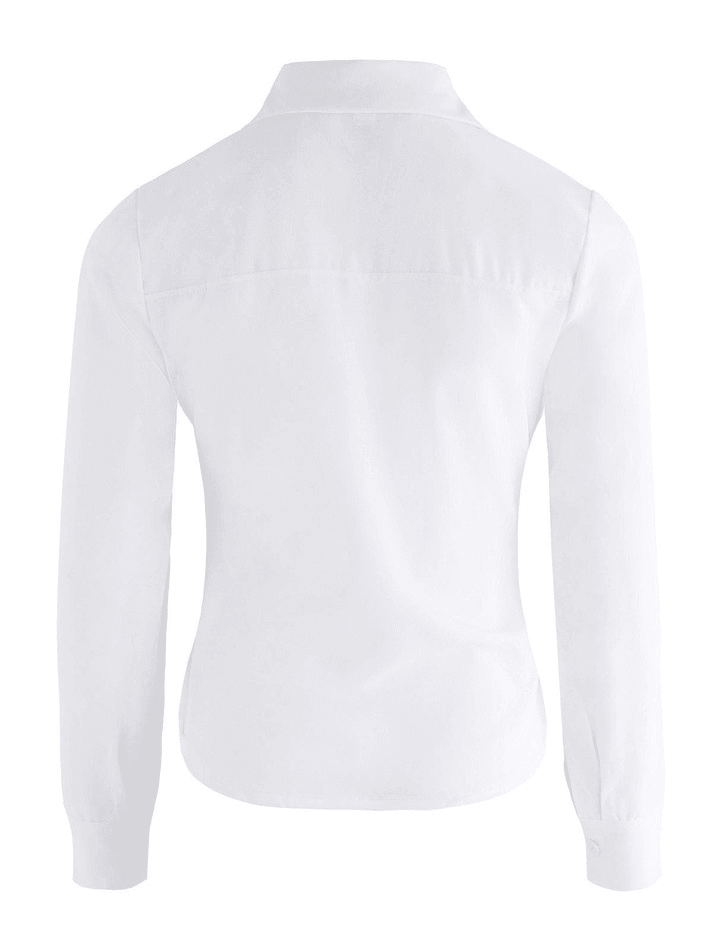 Maxct Basic Long Sleeve Button Blouse