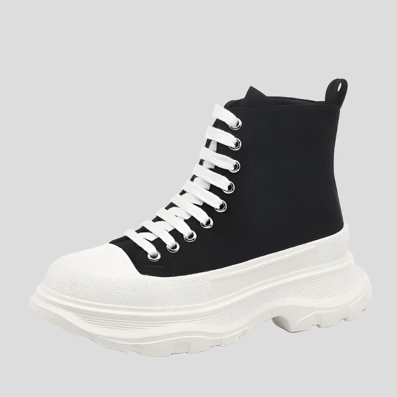 Chunky Canvas Sneakers for Women Maxct