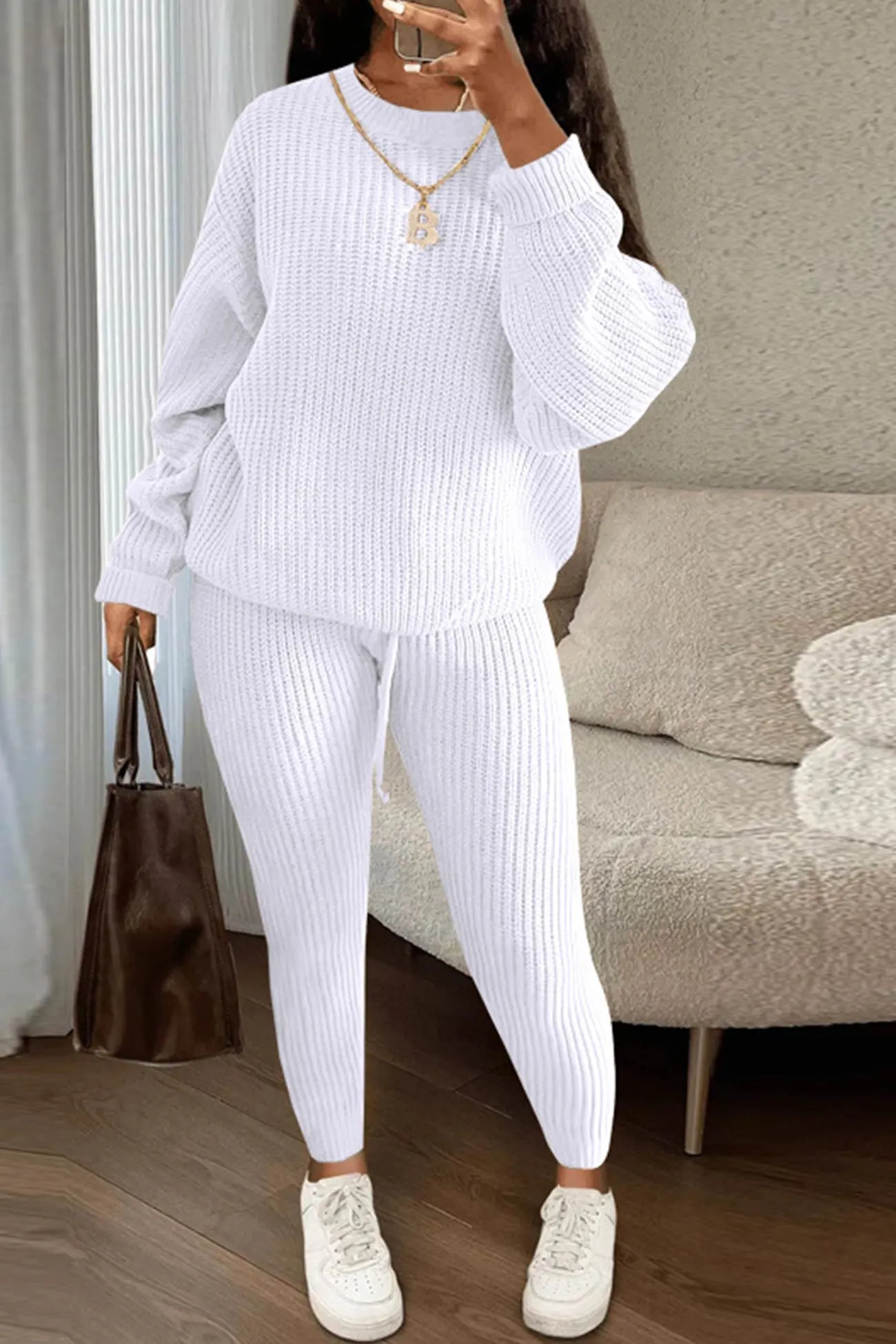 Maxct Crew Neck Sweater Suits