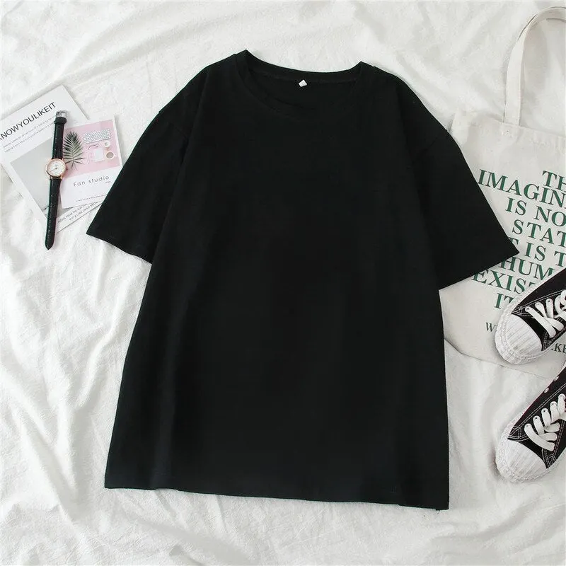 Maxct Women T-shirt Black Cotton Oversized T Shirt Express Hip-Hop Top Harajuku Retro Beautiful Gothic Graphic Punk Woman Clothes 703-0