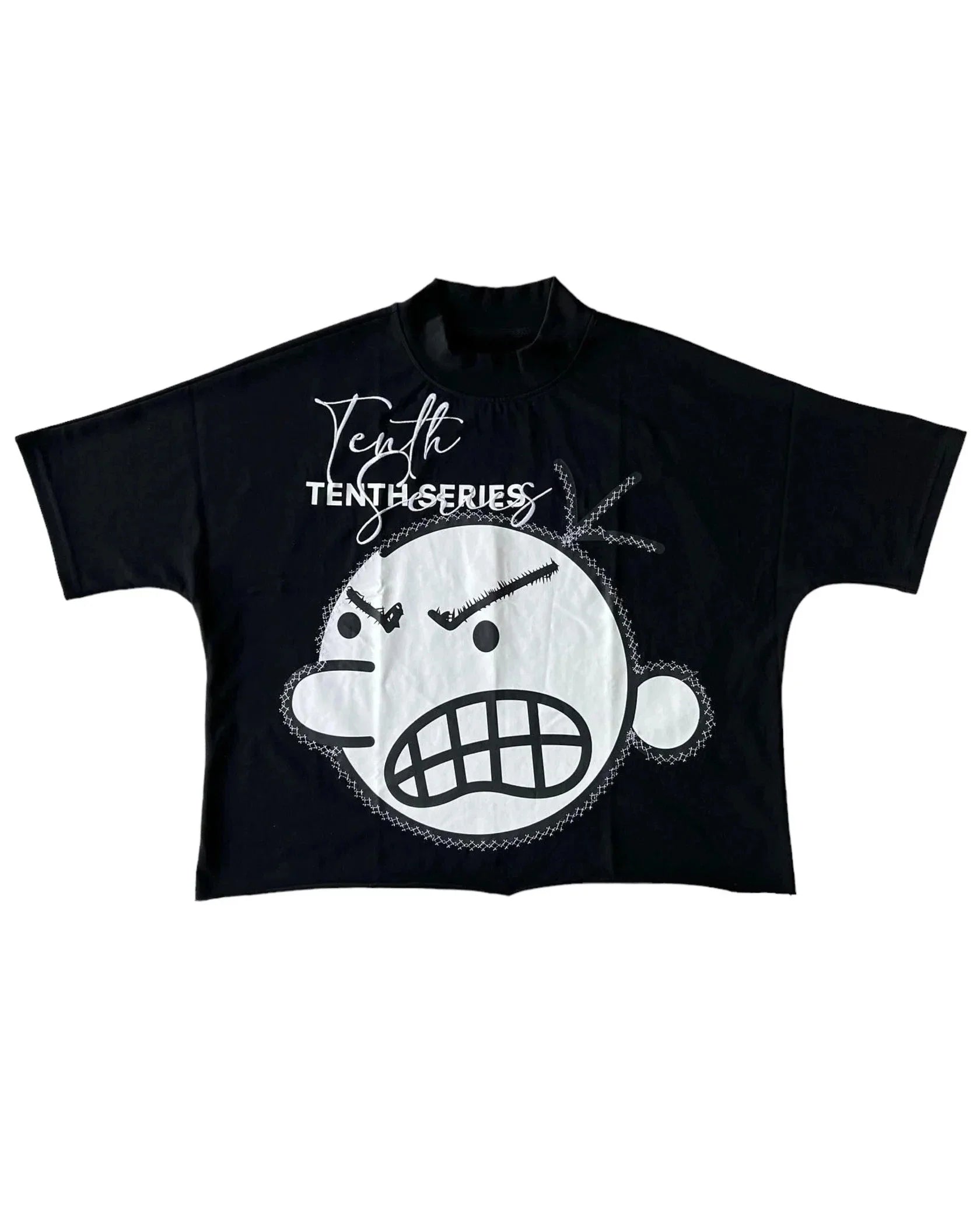 Maxct Y2K New T Shirt Tops Men Women Harajuku Hip Hop Graphic Print Oversized T Shirt Gothic Irregular Cotton Short Sleeve StreetWear