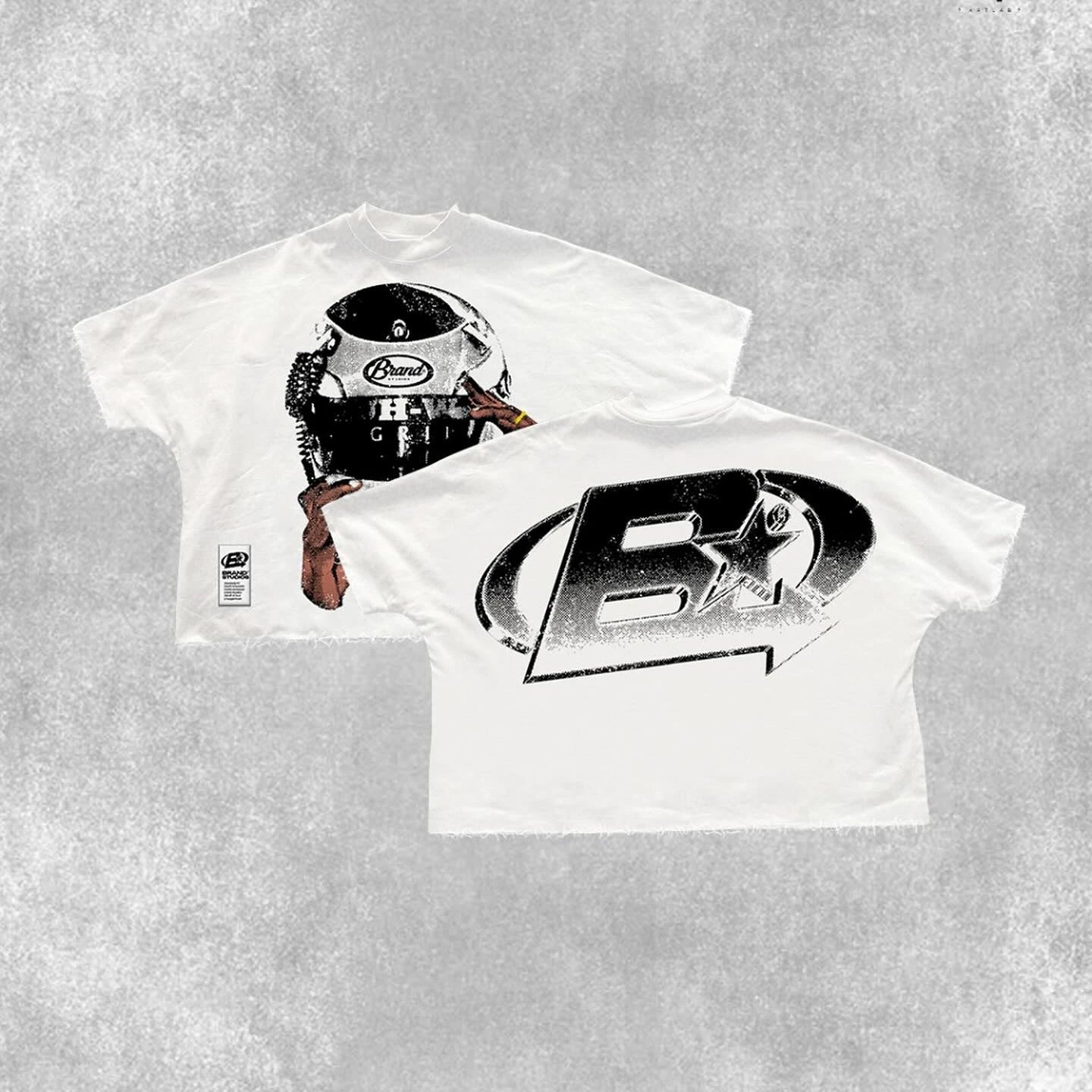 Maxct Streetwear Oversized Drop Sleeve T Shirts Men Women Harajuku Cartoon Characters Letter Graphic Print T Shirts Cotton Gothic Tops 1017