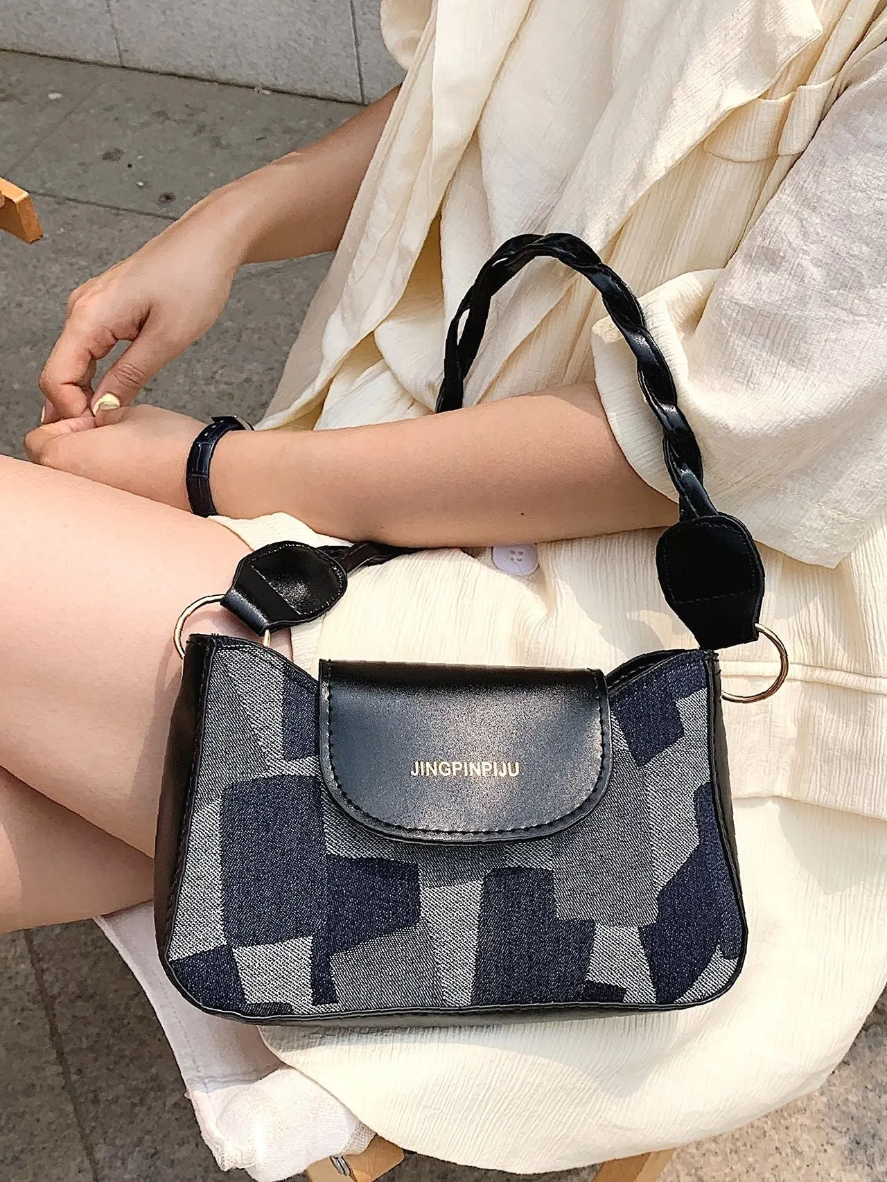 Bag For Love - Color Block Maxct Bag  - Women Maxct Bags
