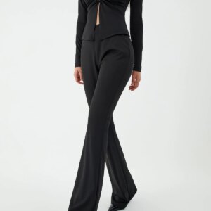 Maxct Solid Flared Long Pants
