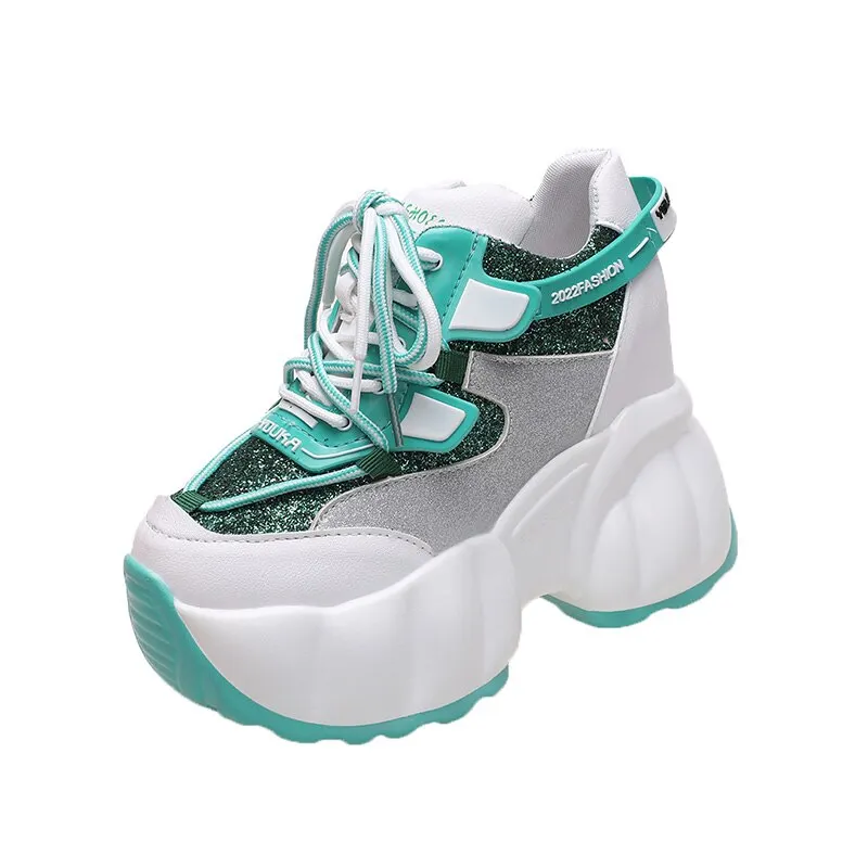 Women's Color-Accent Chunky Platform Sneakers