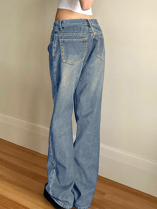 Vintage Blue Wash Boyfriend Jeans Maxct