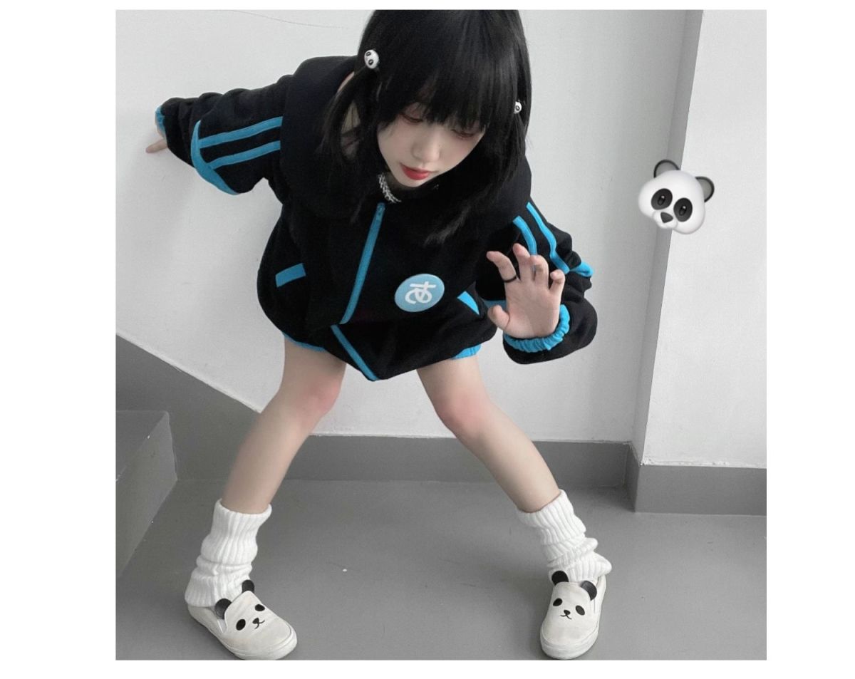 New Japanese Kawaii Jackets Y2K Women Cute Oversized Sweatshirt Preppy Outwear Harajuku Grunge Fairy Clothes Chaquetas Mujer