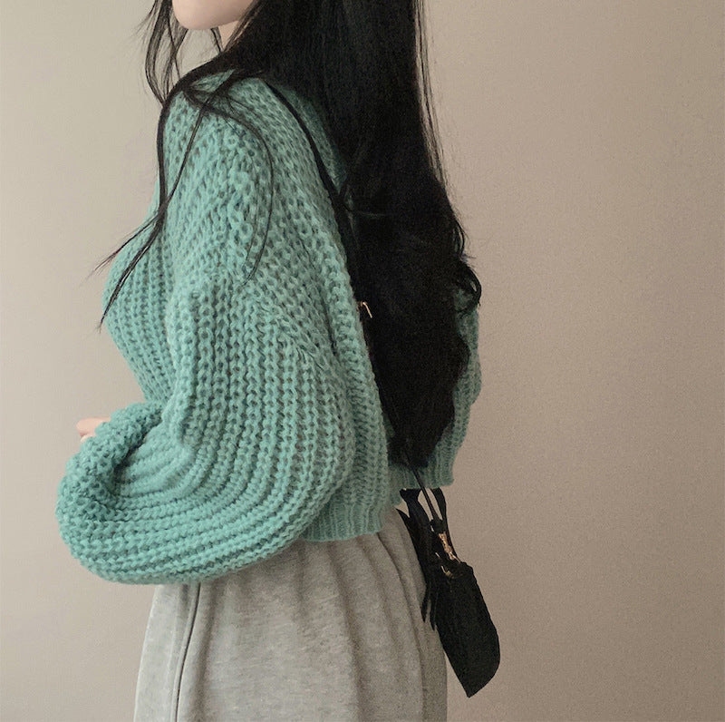 Maxct Aesthetic Round Neck Button Cardigan - Image 9