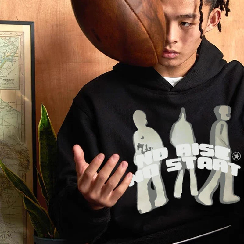 Cotton Oversized Graphic Hoodies for Men Maxct