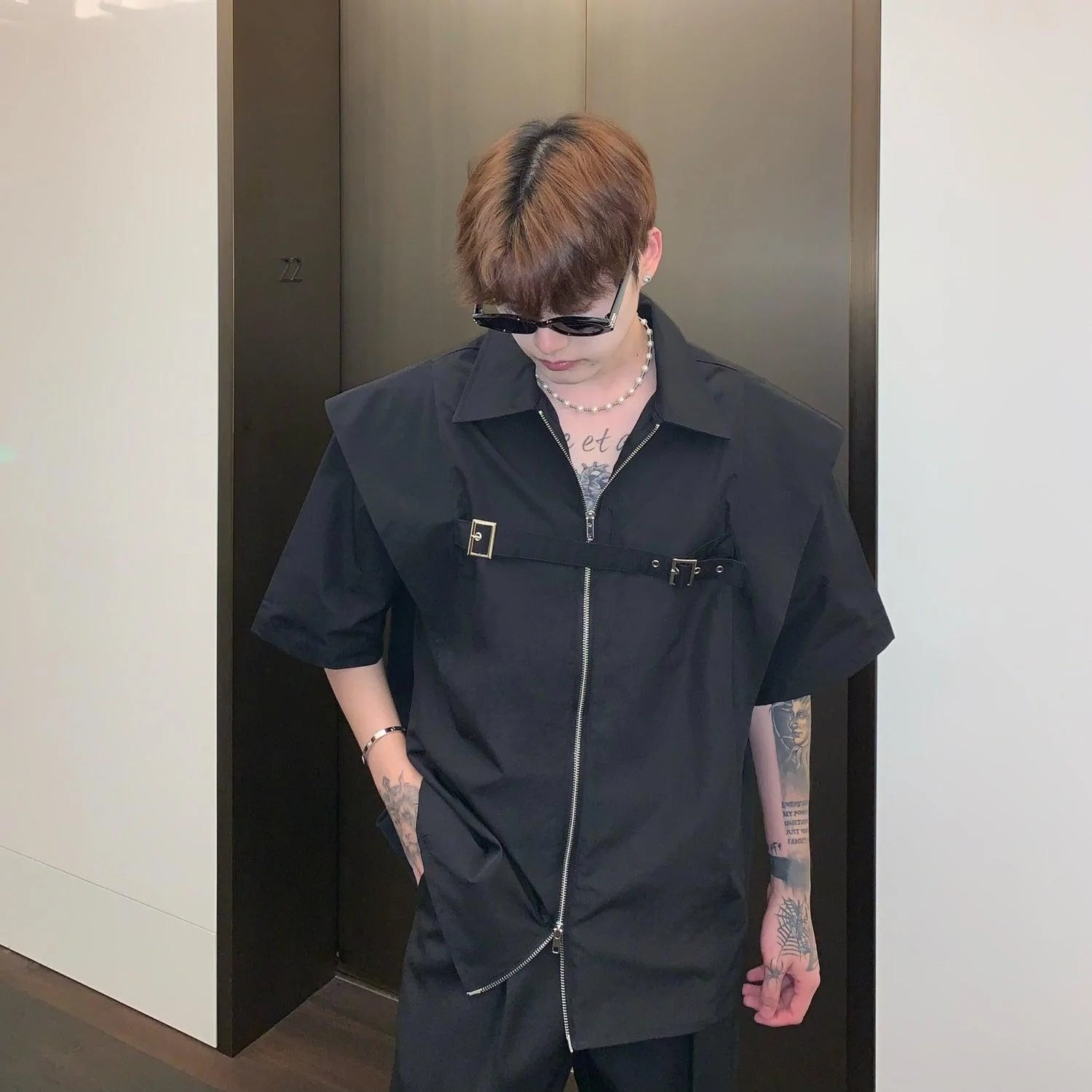 Maxct Two-piece Shoulder Pad Jacket
