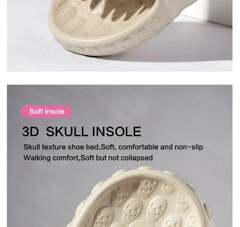 Unisex EVA Skull Sandals - true-deals-club