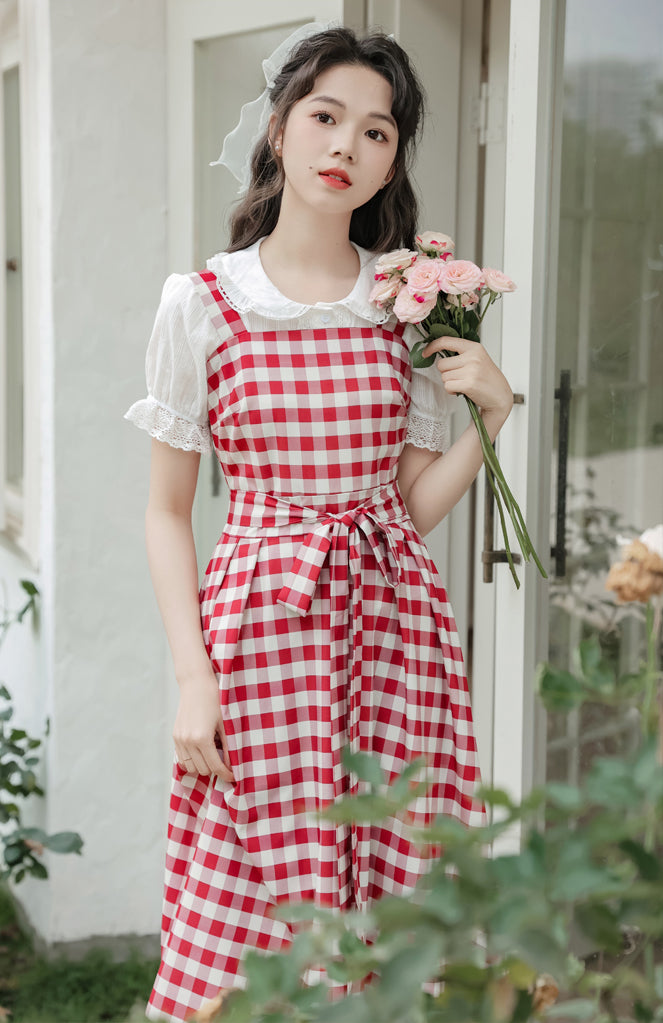 Gingham Picnic Cami Dress Maxct