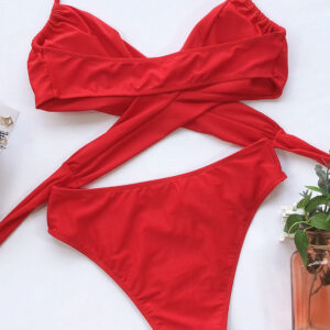 Maxct &Halter Neck Two-Piece Bikini Set