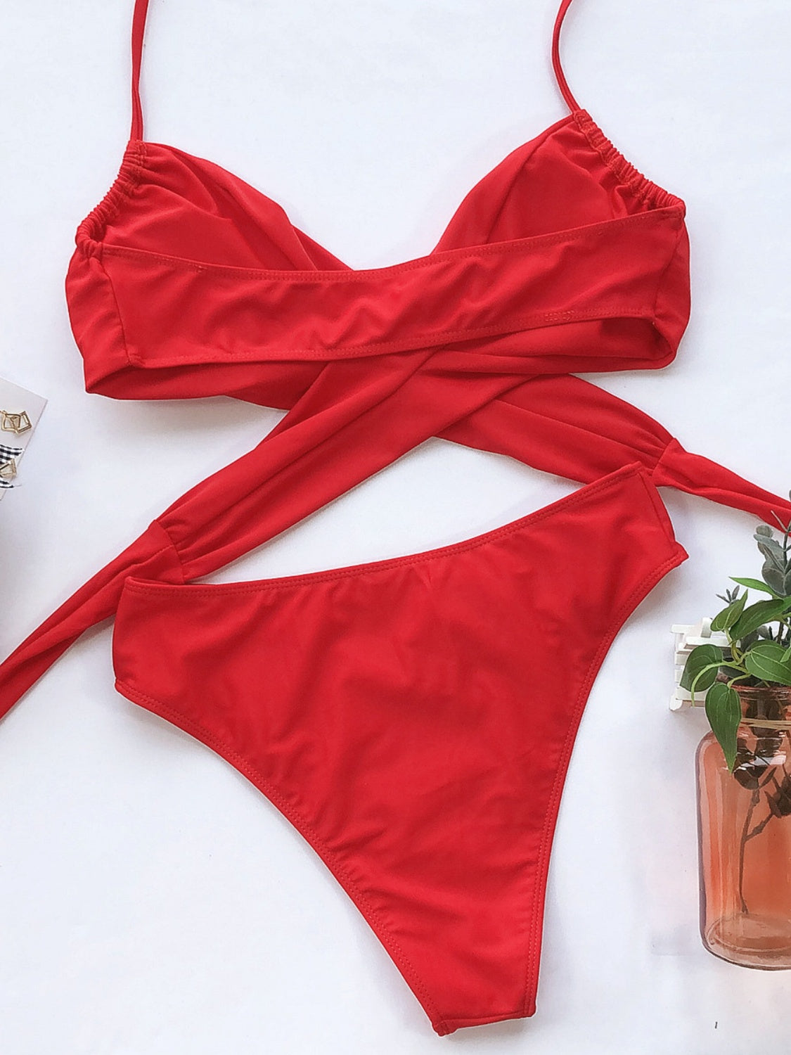 Maxct &Halter Neck Two-Piece Bikini Set