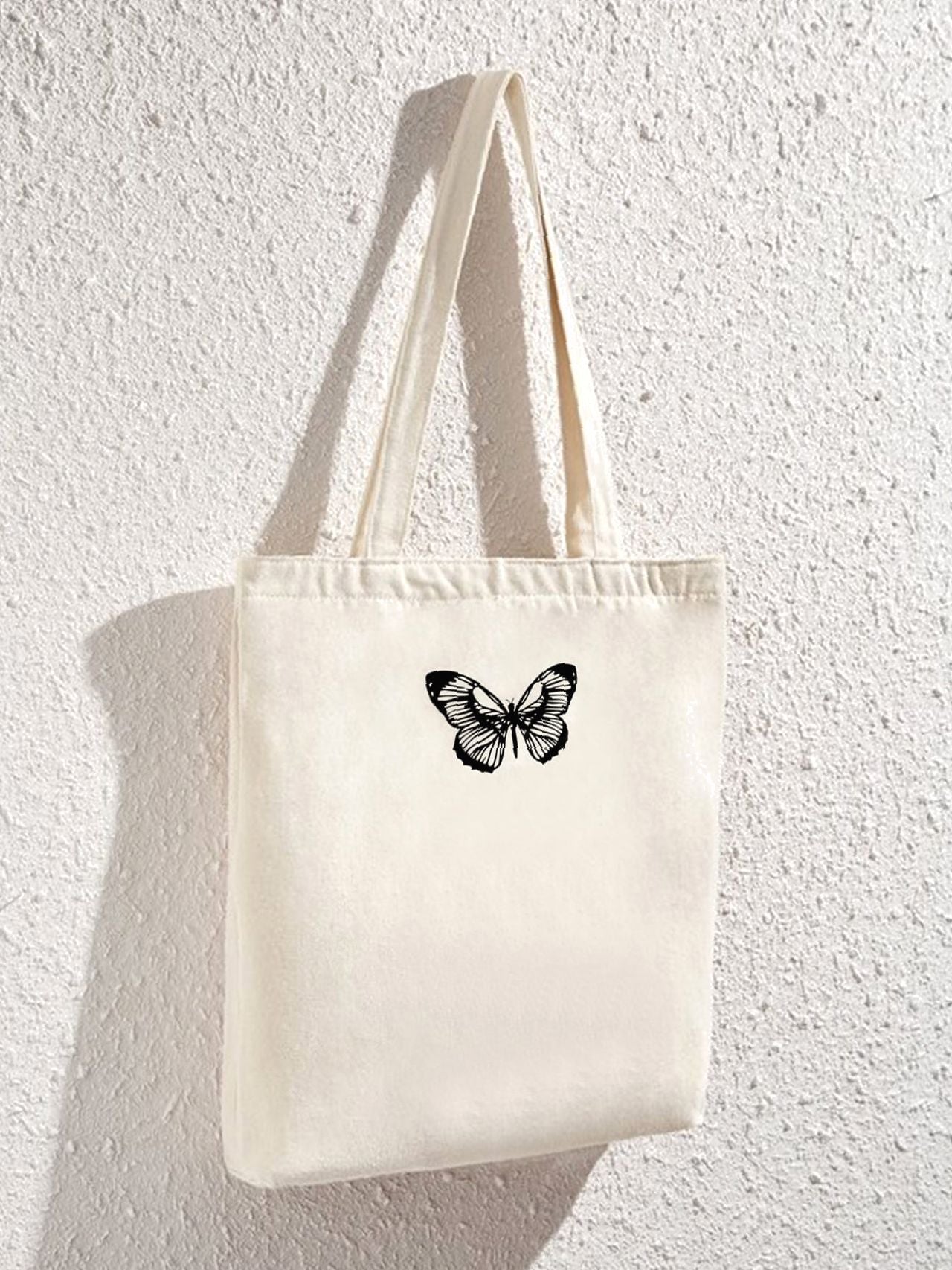 Maxct - Butterfly Graphic Shopper Bag  - Women Tote Bags