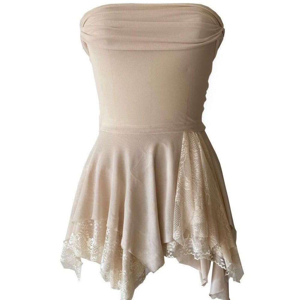 Sugar Sheer Mesh Open Back Mini Dress Maxct