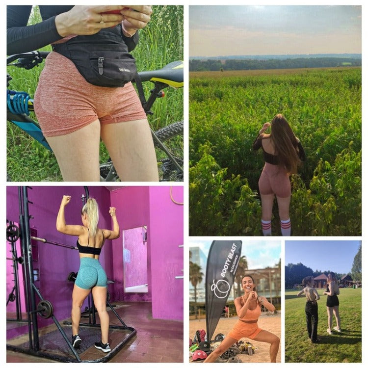 Fitness Booty Push Up Shorts for Women Maxct