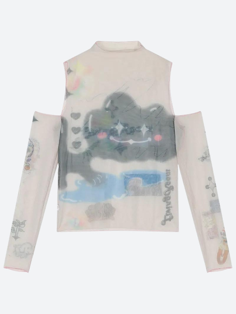 Maxct &Cloud Monster Mesh Top